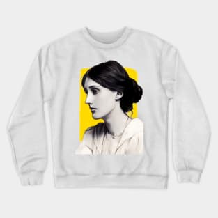 English author Virginia Woolf illustration Crewneck Sweatshirt